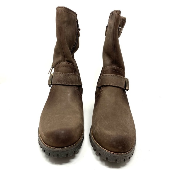 Bussola Manaos Leather Low Boot With Buckle Brown - Picture 3 of 6